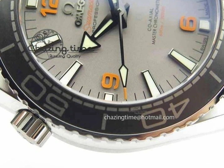 0411 UrbanStyle Planet Ocean 2016 43.5mm SS OM 1:1 Best Edition Gray Dial On Black Nylon Strap A 8168